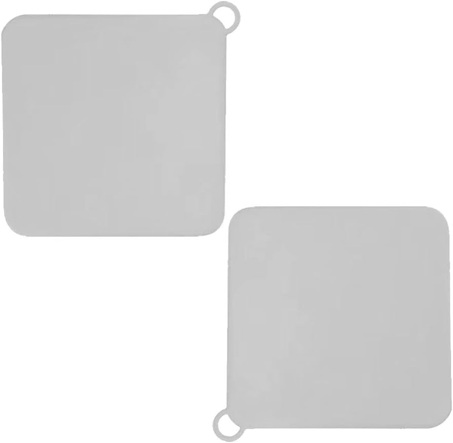 Abflussstopfen, 2 Stück Spüle Abfluss Stöpsel, Universal Abflussstöpsel, Silikon Bodenablaufmatte, Waschbeckenstöpsel, Quadrat Anti Geruchswaschbecken Abdeckung für Badewanne, Küche, Dusche