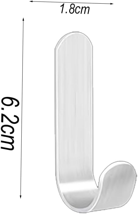 Aeuezxx Haken Selbstklebend, 4 Stück Selbst-Klebende Wandhaken, Edelstahl Haken Selbstklebend, Handtuchhaken, Ohne Bohren, für Bad und Küche