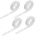Ballon Girlande Streifen, 4 Rollen Ballonband Streifen, 5m Ballonbogen Girlande, Doppelloch und Einzelloch Ballonband, Ballongirlande Luftballon Girlande Kit, für Geburtstag, Hochzeit, Partydeko