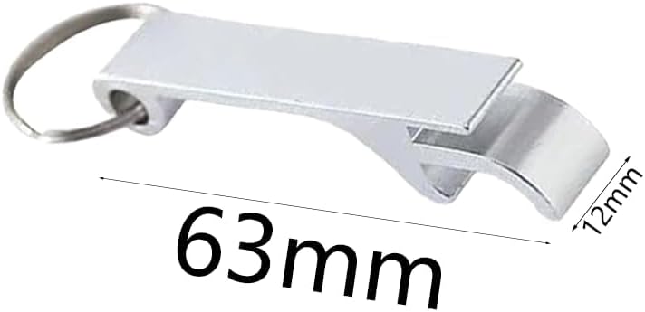 Flaschenöffner, 2 Stück Bier Flaschenöffner, Flaschenöffner Schlüsselanhänger, Aluminium Bierflaschenöffner, Multifunktionaler Bottle Opener, für Partys, Festivals, Versammlungen