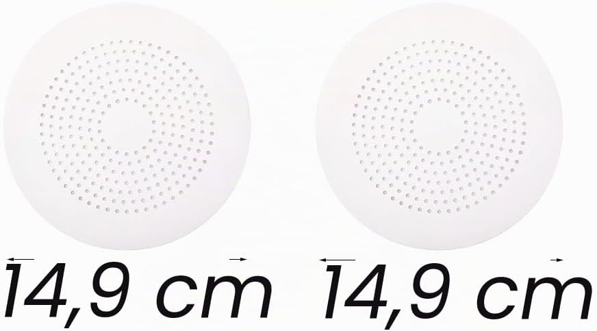 Abflusssieb Silikon, 2 Stück Abflusssieb Dusche, Abfluss Haarfänger mit Saugnäpfen, Haarsieb Dusche, Abfluss Sieb Sink Strainer, für Küche, Dusche, Badewanne(Weiß)