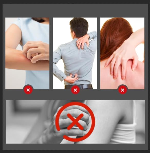Rückenkratzer, Teleskop-Rückenkratzer, Edelstahl Teleskop Rücken Kratzer, Rückenkrauler, Ausziehbar Kratzhand, für Kopf und Rücken Massage