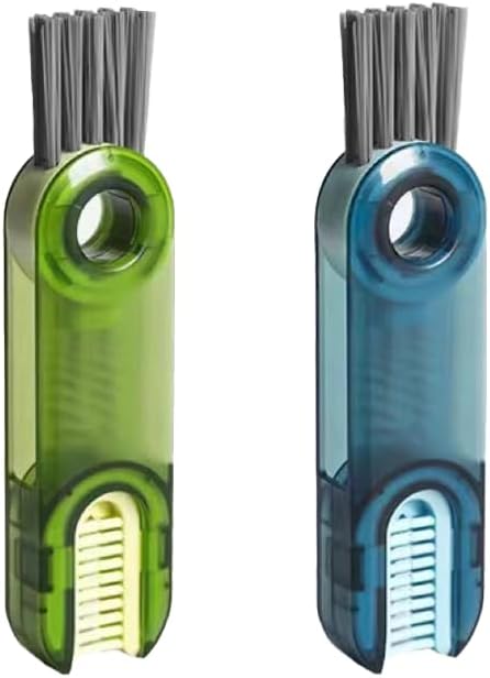 3-in-1-Reinigungsbürsten, 2 Stück Multifunktionale Reinigungsbürste, Spaltreinigungsbürste, Tassendeckel-Reinigungsbürste, Reinigungswerkzeuge