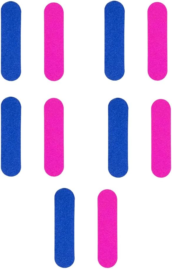 Nagelfeilen, 10 stücke Mini Nagelfeilen, Profi Nagel Feilen, Doppelseitige Nagelfeile, Maniküre Werkzeuge, für Maniküre Shop, Zuhause