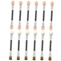 Lidschatten Pinsel, 12 Pcs Sponge Eyeshadow Brush, Lidschatten Pinsel Doppelseitige Color, Lidschattenpinsel