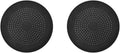 Abflusssieb Silikon, 2 Stück Abflusssieb Dusche, Abfluss Haarfänger mit Saugnäpfen, Haarsieb Dusche, Abfluss Sieb Sink Strainer, für Küche, Dusche, Badewanne(Schwarz)