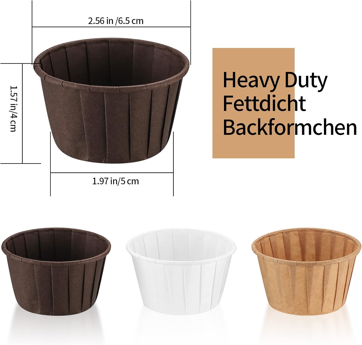 150 Stk Papier Muffinförmchen, Muffin Cupcake Formen, Backförmchen Muffinformen, Papierförmchen Fällen Liners Wrapper Papier für Dessert Hochzeit Halloween Geburtstag Party