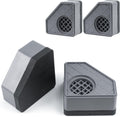 4 Stk Antirutschmatte Waschmaschine Füße Dämpfer, Anti Vibration Waschmaschine Schwingungsdämpfer Waschmaschinen Dämpfer Antivibrationsmatte Untergestell für Trockner Kühlschrank (grau)