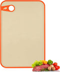 Schneidebrett Kunststoff, 1er Set Schneidbrett BPA frei, Schneidebretter, Cutting Board Rutschfest, Küchenbrett Schneidebrett Set Spülmaschinenfest, mit Saftrille und Mahlrille(klein, 30 x 20 cm)